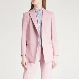 Theory - Etiennette Blazer in Good Wool - Light Pink
